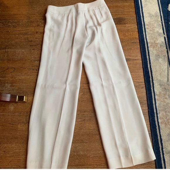 Icy white wide leg trousers - Picture 5 of 10